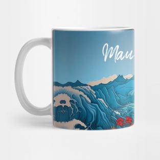 Maui Hawaii: Maui Strong on a Dark Background Mug